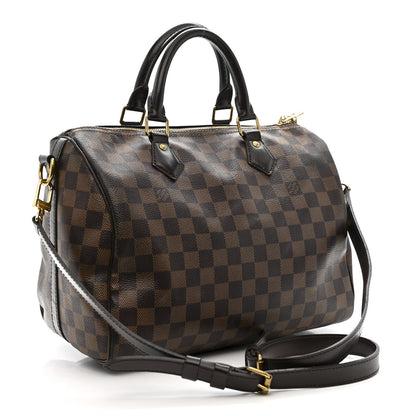 Damier Ebene Speedy Bandouliere 30 Handbag