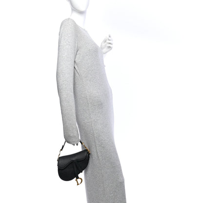 Mini Calfskin Handbag - Black