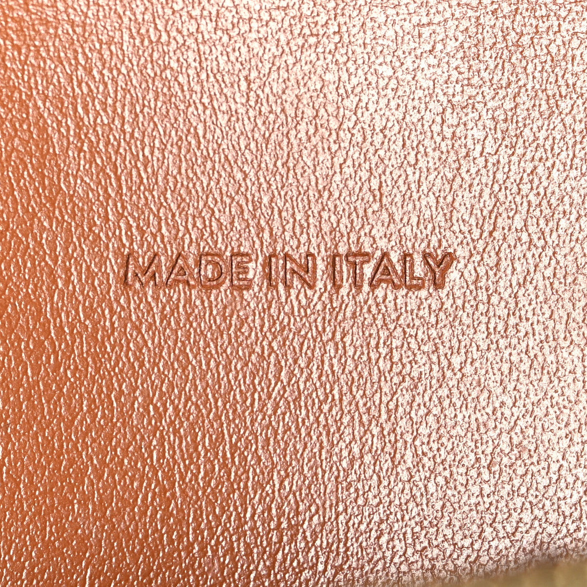 Lambskin Canvas Wallet Bag - Tan