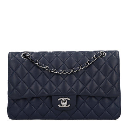 Medium Quilted Lambskin Flap Shoulder Bag