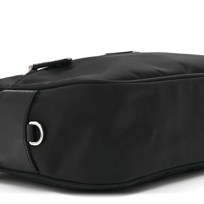 Nylon Shoulder Bag - Black