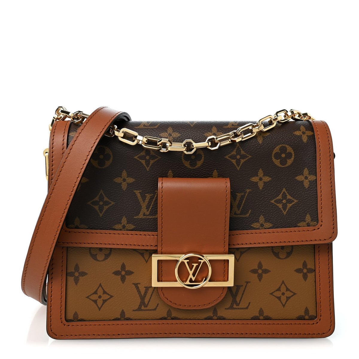 Reverse Monogram Dauphine Mm Handbag