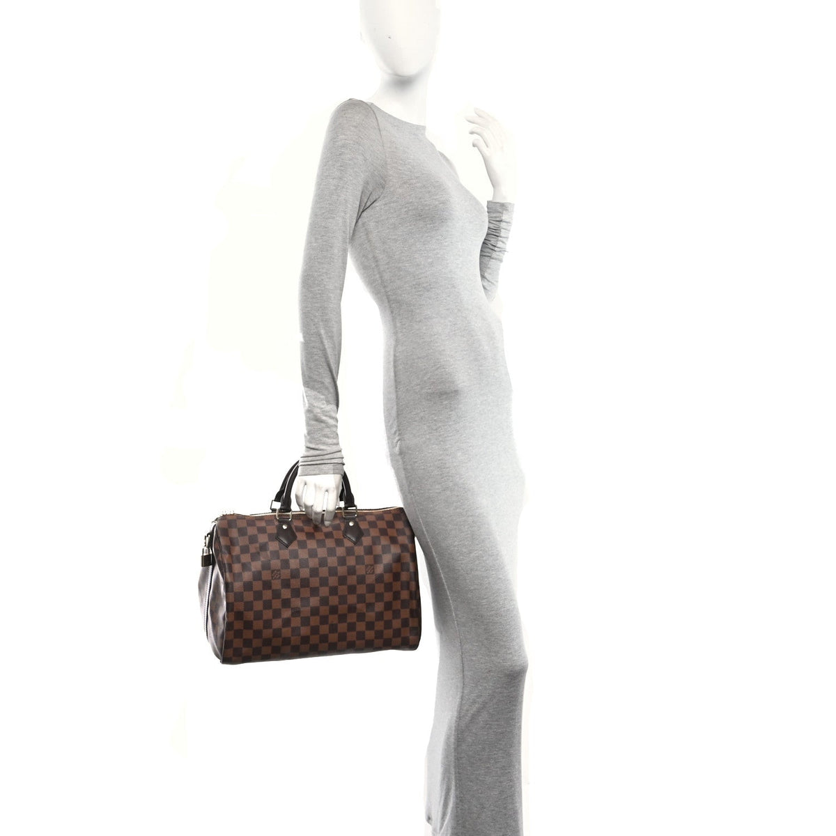 Damier Ebene Speedy Bandouliere 35 Handbag