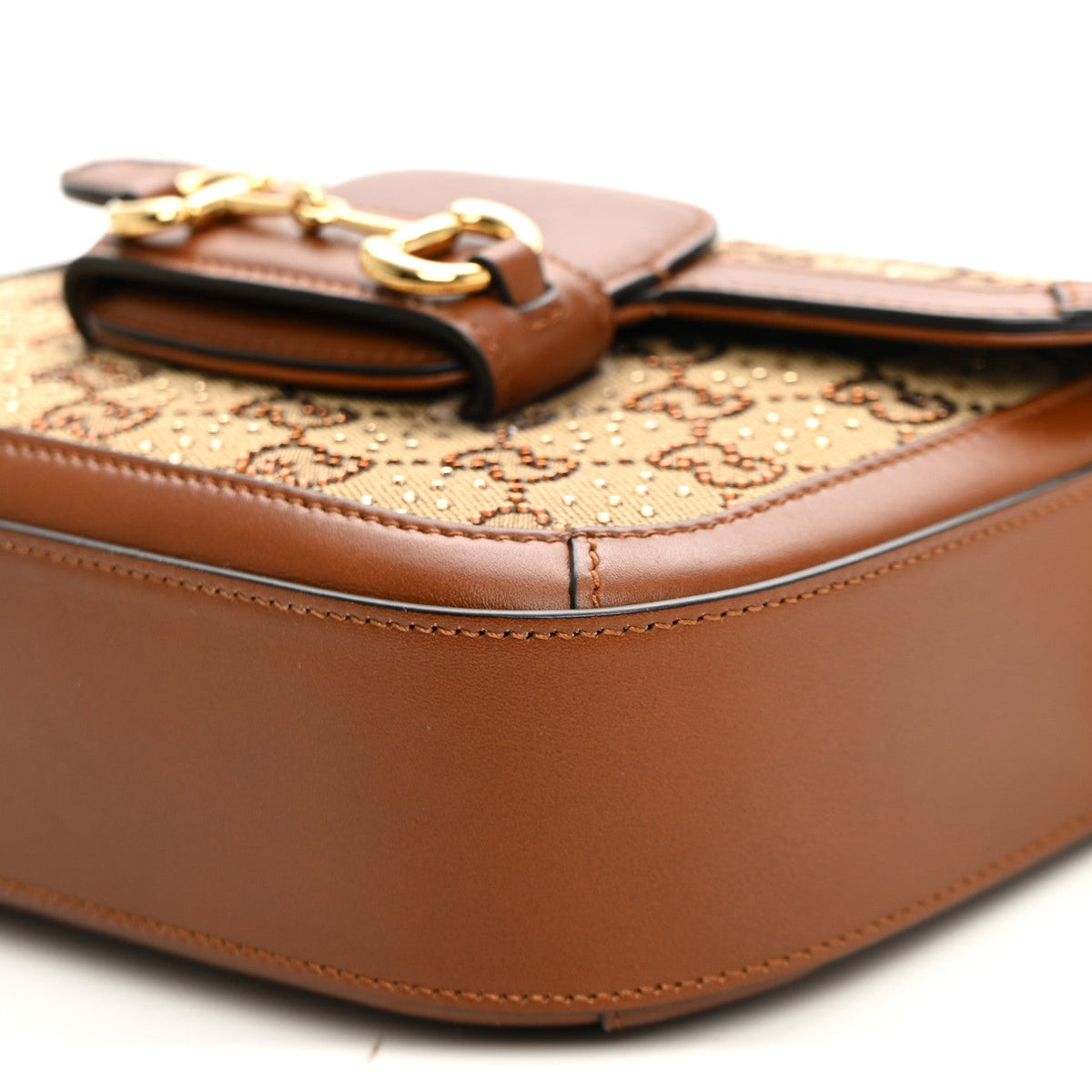 Mini Calfskin Canvas Shoulder Bag