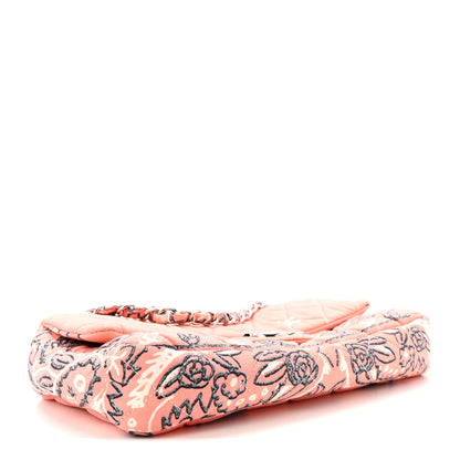 Small Quilted Flap Shoulder Bag - Pink