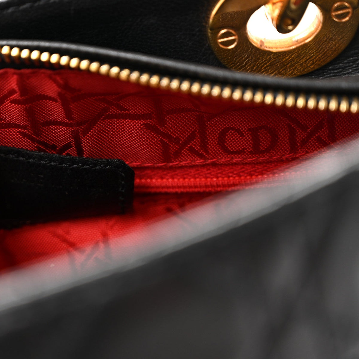 Medium Lambskin Handbag - Black
