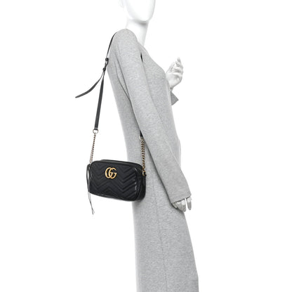 Small Calfskin Shoulder Bag - Black