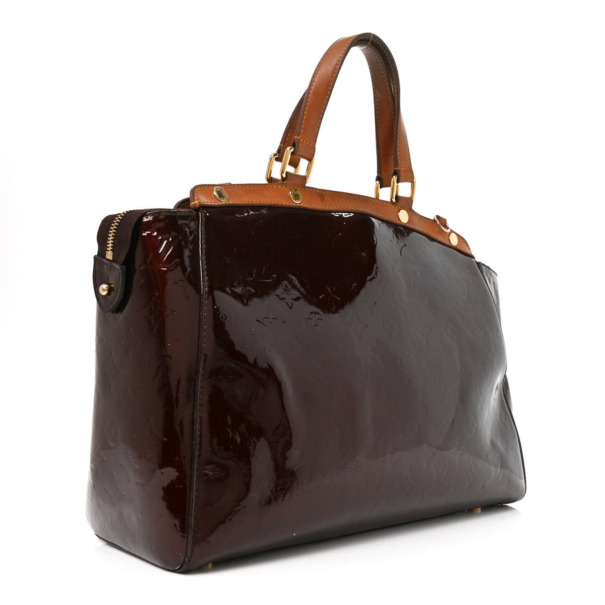 Vernis Brea Gm Amarante Handbag
