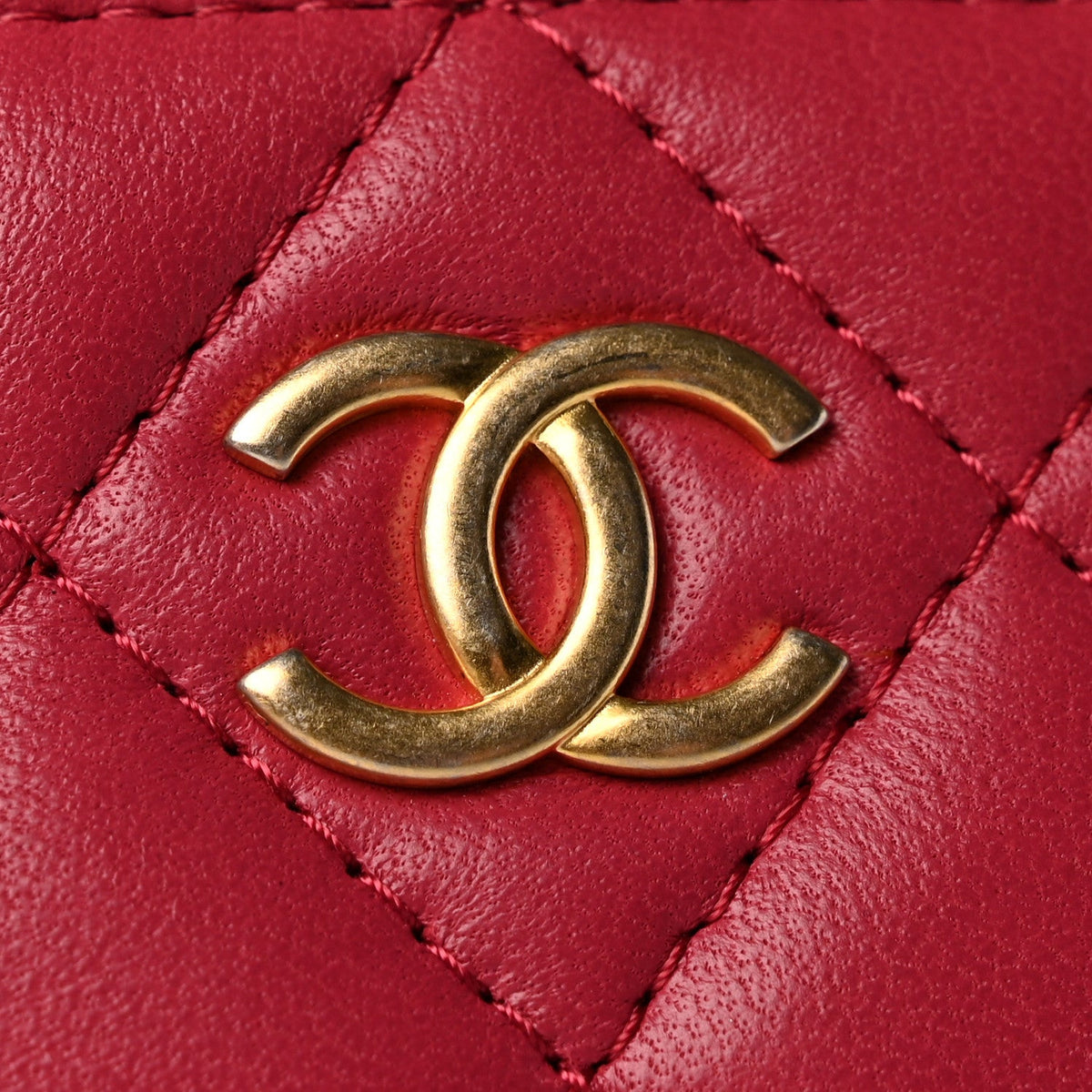 Mini Quilted Lambskin Handbag - Pink