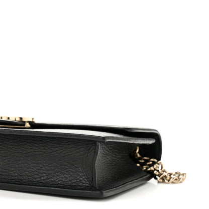Calfskin Wallet Bag - Black