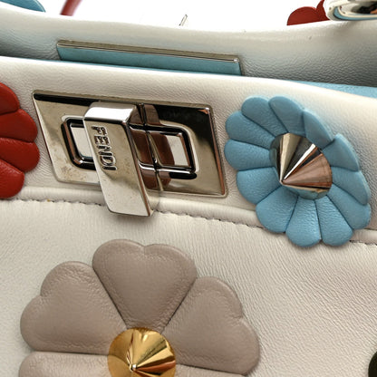 Mini Nappa Satchel Bag - White