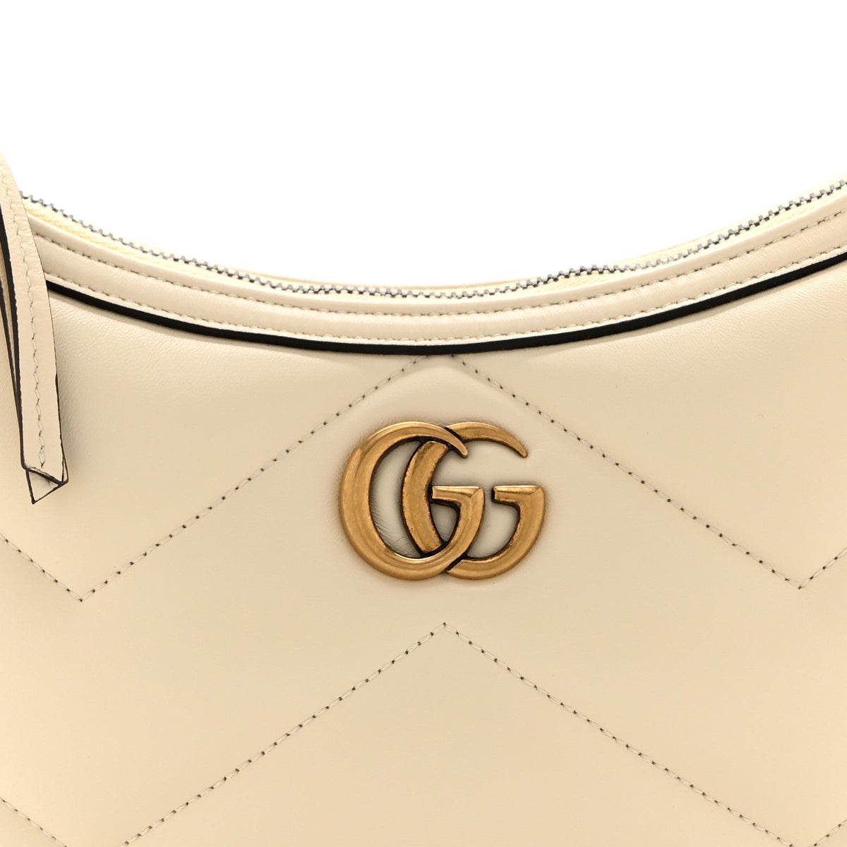 Calfskin Hobo Bag - White