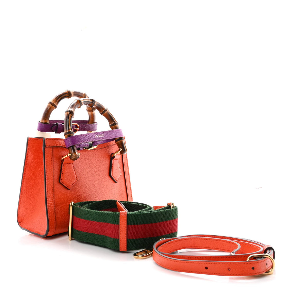 Mini Calfskin Tote Bag - Red