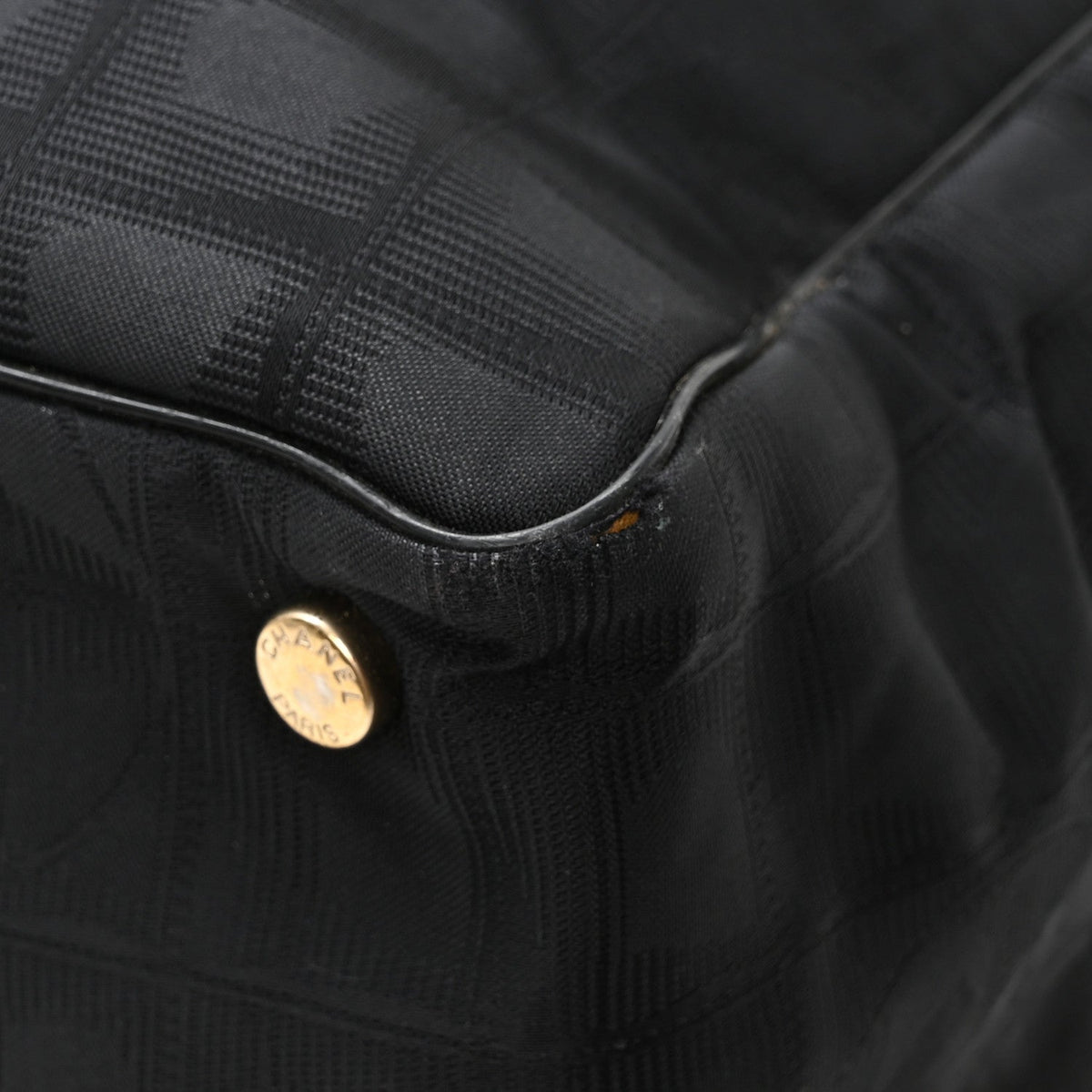 Medium Nylon Tote Bag - Black