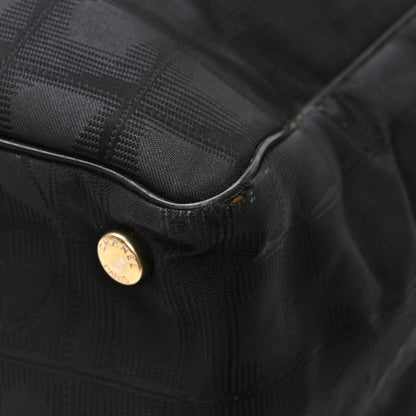 Medium Nylon Tote Bag - Black