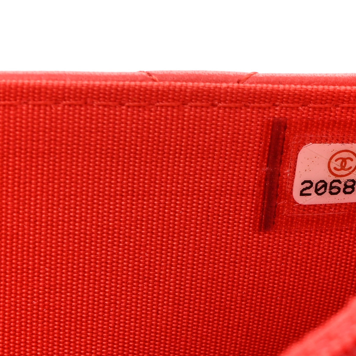 Quilted Lambskin Wallet Bag - Red