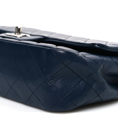 Medium Quilted Lambskin Flap Shoulder Bag