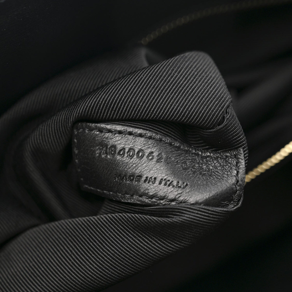 Small Calfskin Handbag - Black