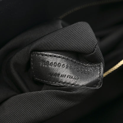 Small Calfskin Handbag - Black