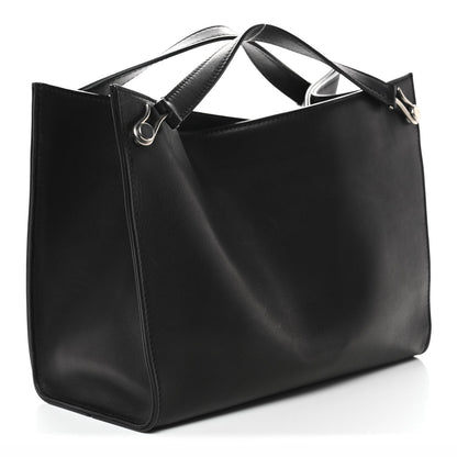 Small Calfskin Handbag - Black