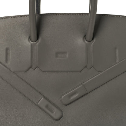 Swift Birkin Shadow 25 Gris Meyer Handbag
