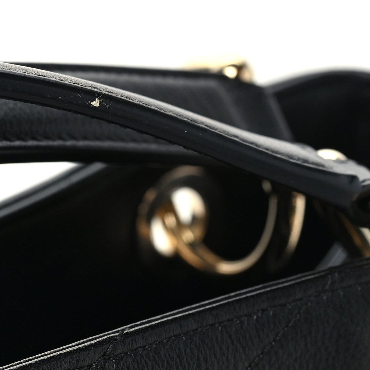 Large Calfskin Handbag - Black