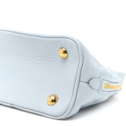 Calfskin Handbag - Blue