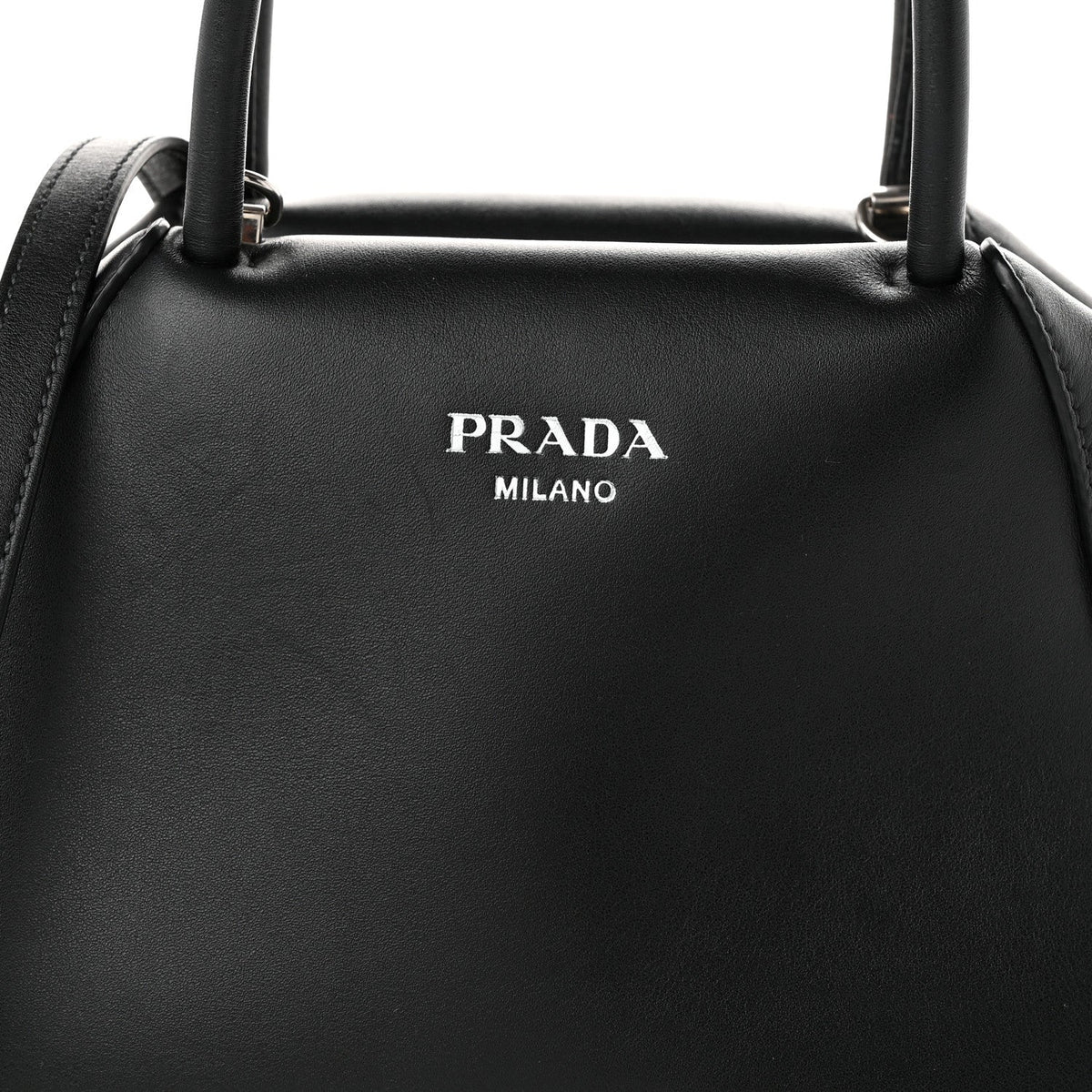 Small Calfskin Handbag - Black