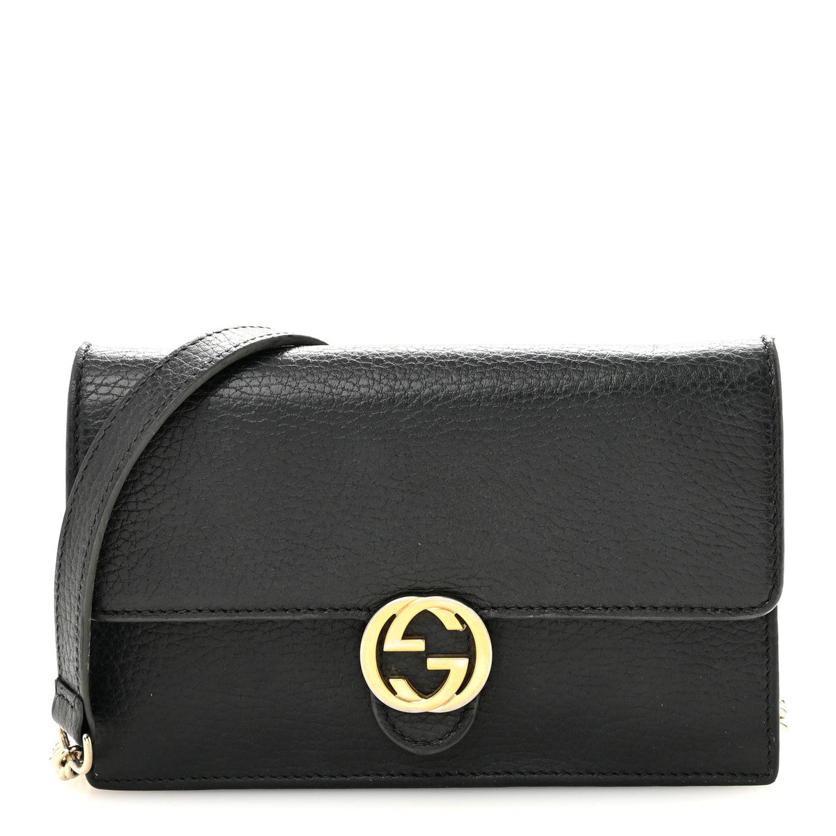 Calfskin Wallet Bag - Black