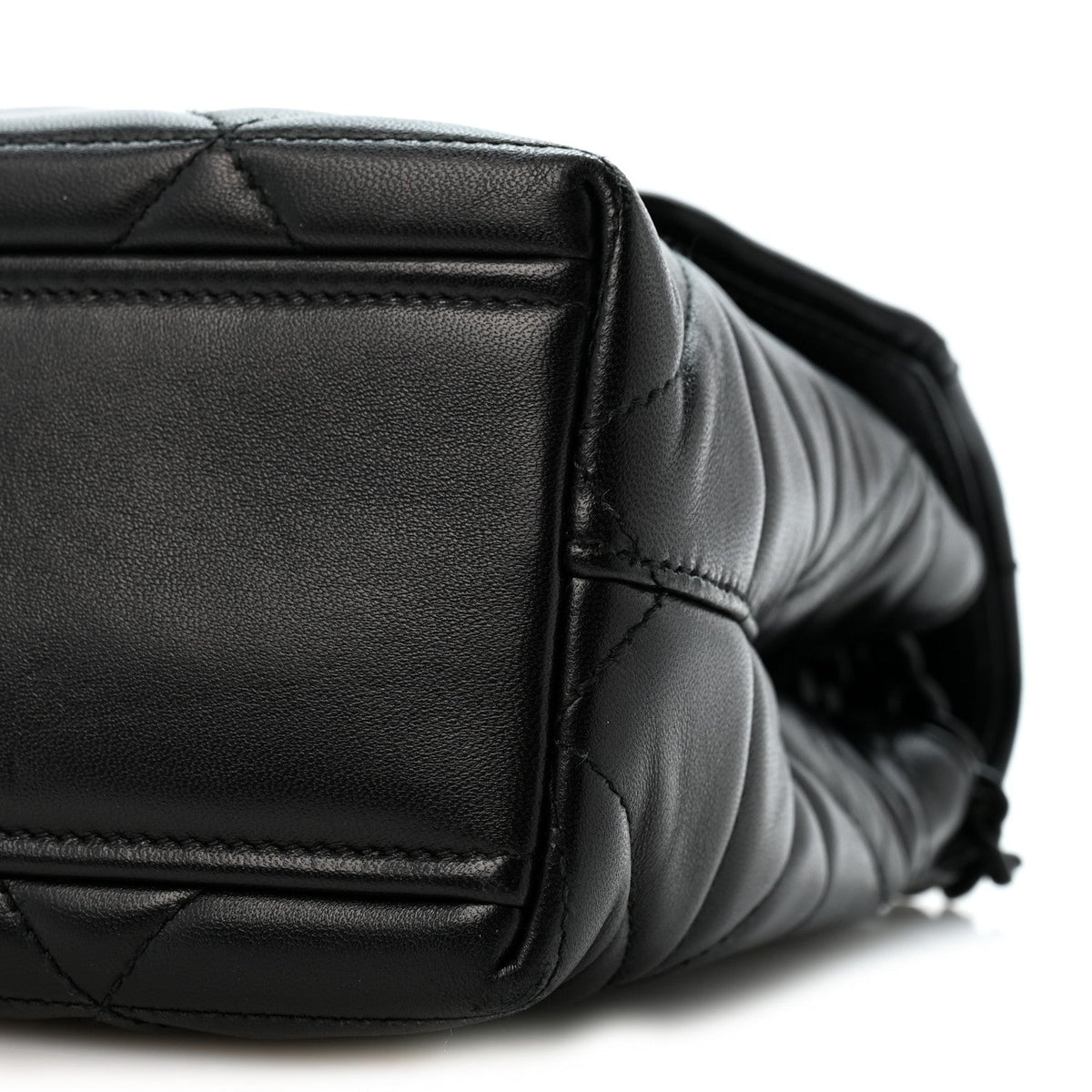 Large Nappa Handbag - Black