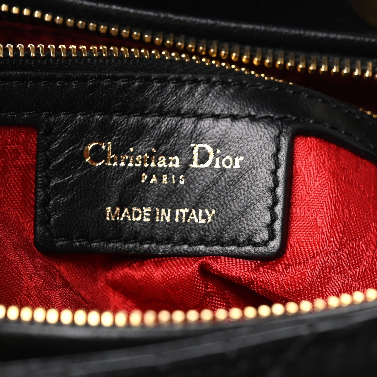 Large Lambskin Handbag - Black