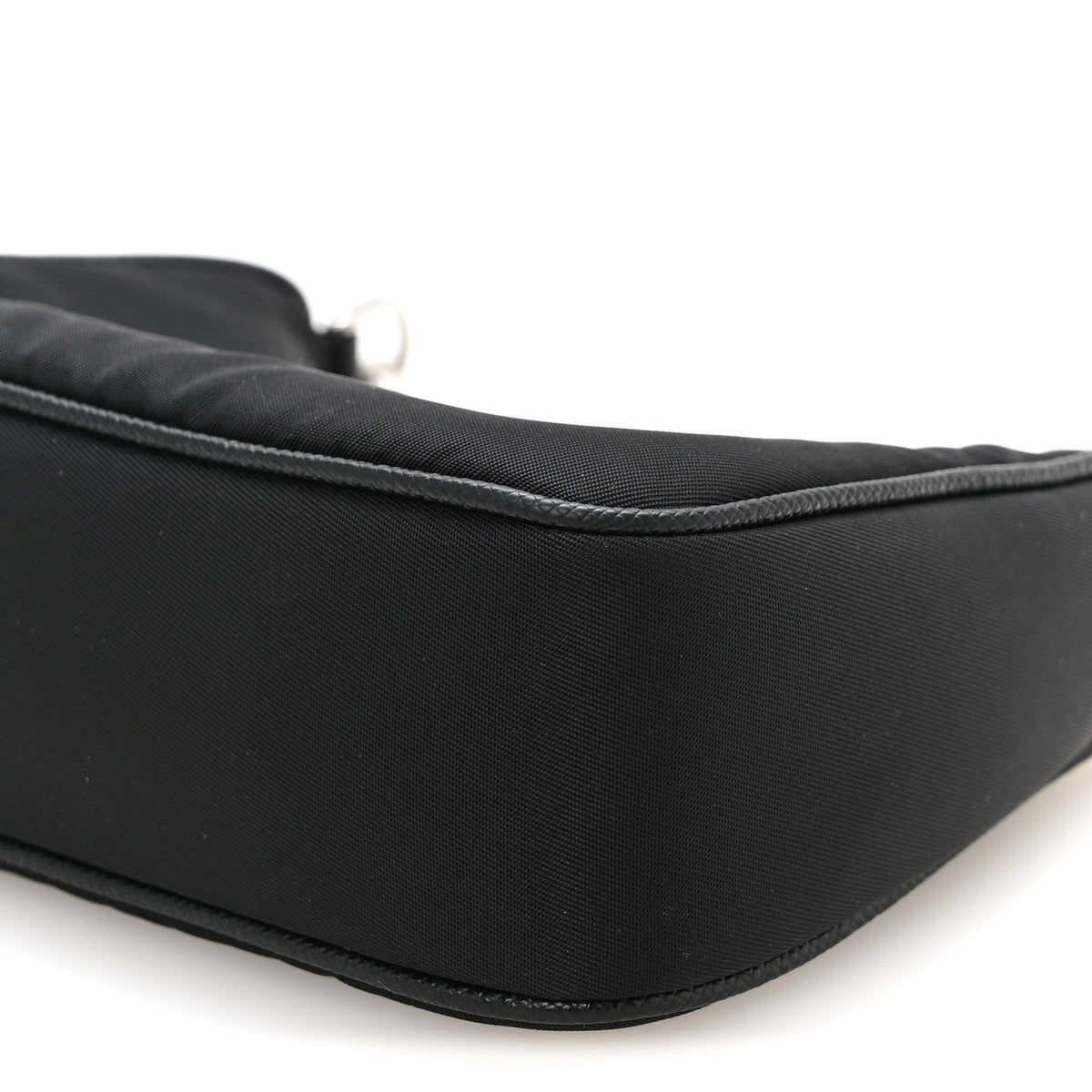 Mini Nylon Shoulder Bag - Black