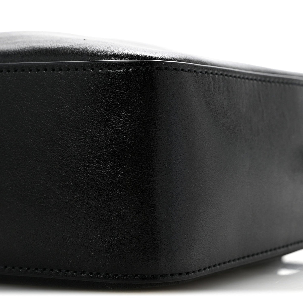 Small Calfskin Bucket Bag - Black