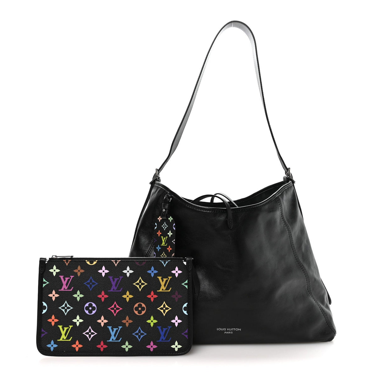 Lambskin Handbag - Black
