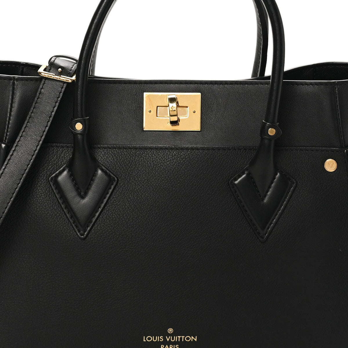 Calfskin Handbag - Black
