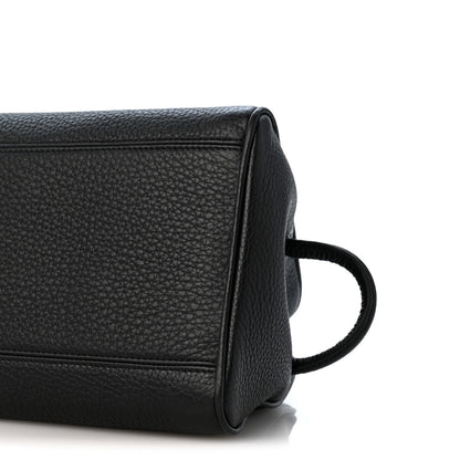 Calfskin Handbag - Black