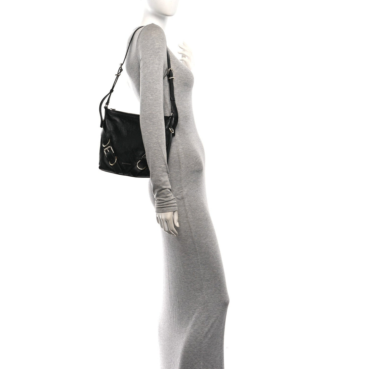 Small Calfskin Handbag - Black