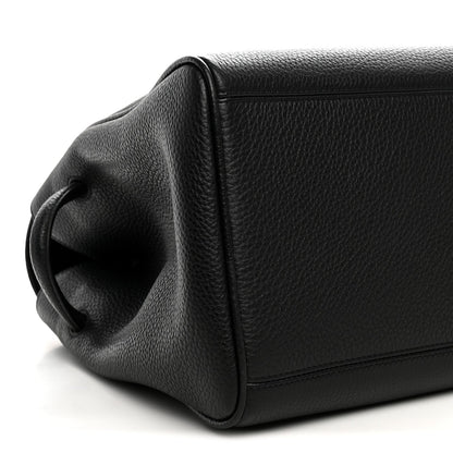 Calfskin Handbag - Black