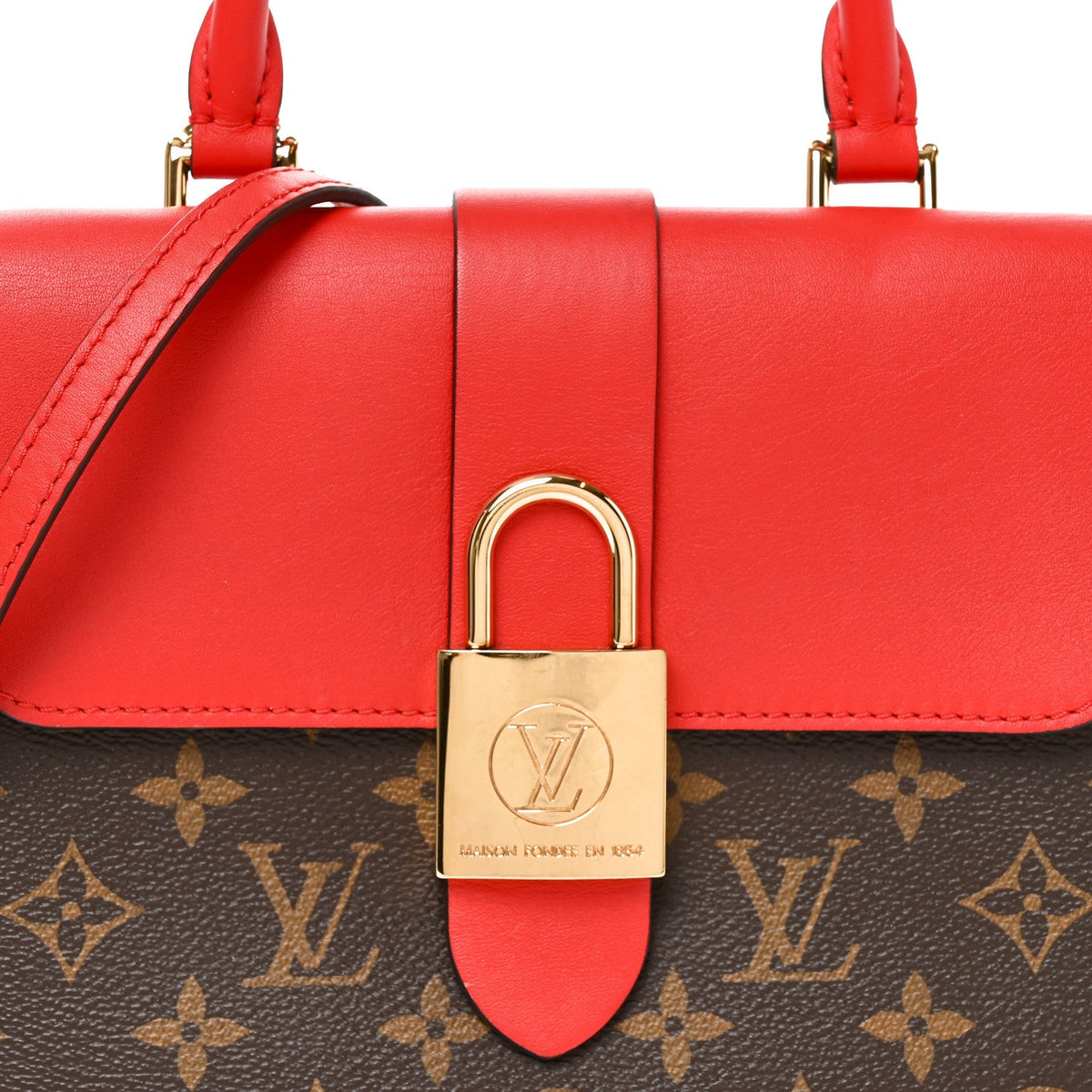 Monogram Locky Bb Coquelicot Handbag