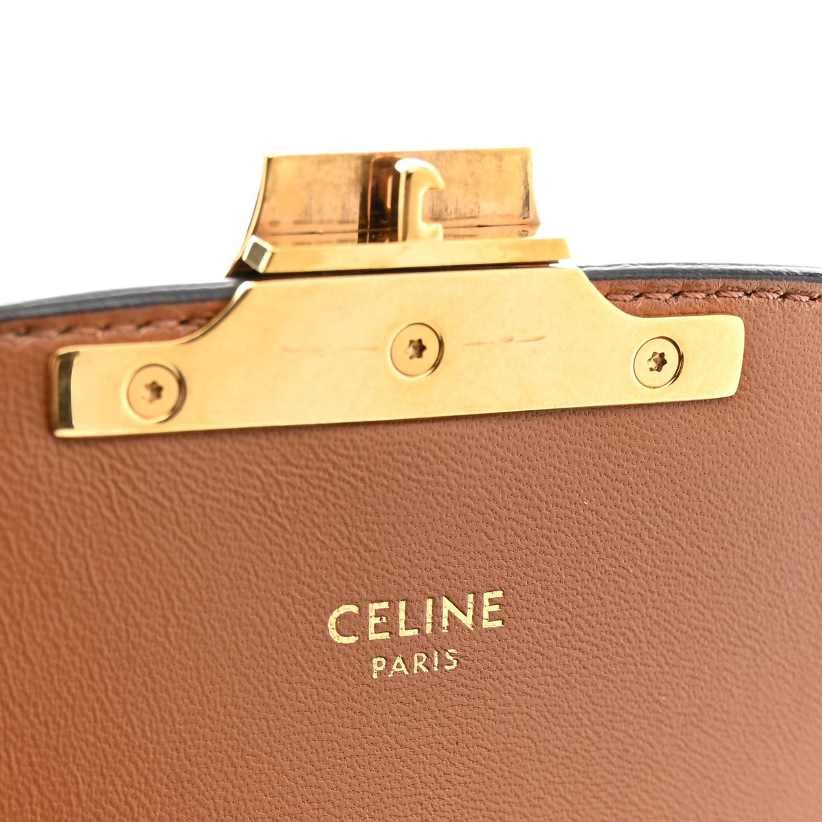 Calfskin Canvas Handbag - Tan