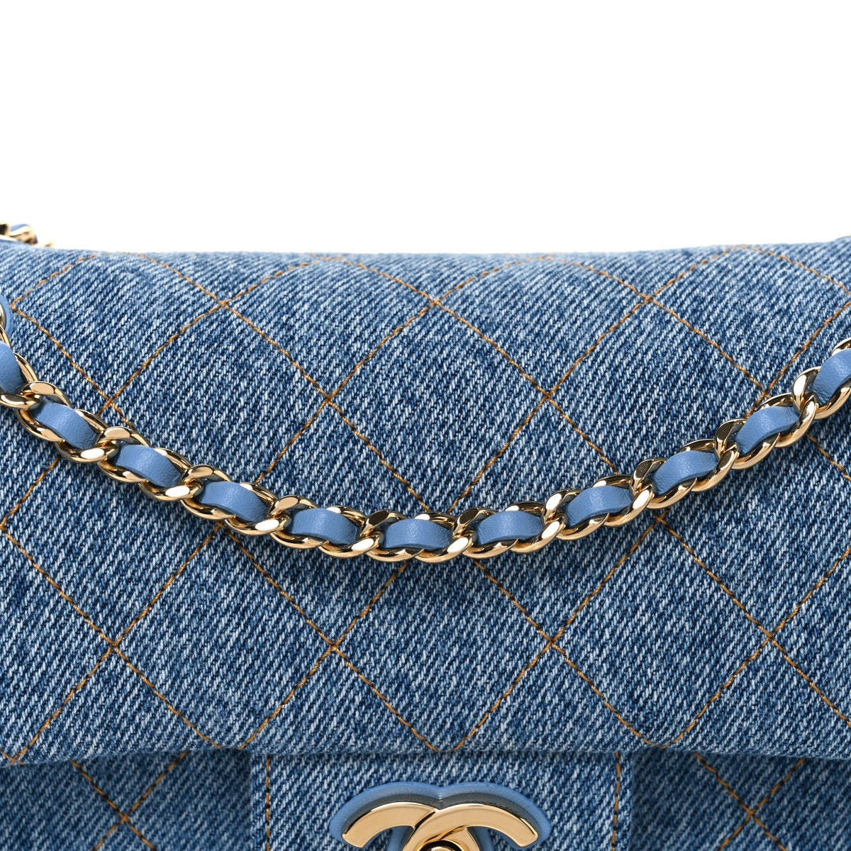 Mini Flap Shoulder Bag - Blue