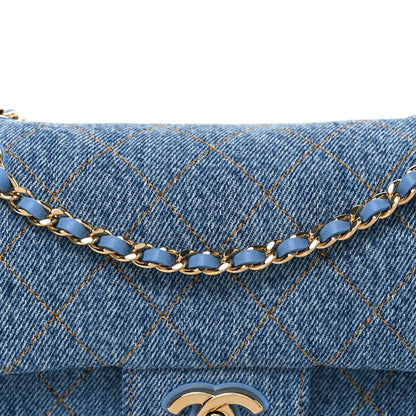 Mini Flap Shoulder Bag - Blue