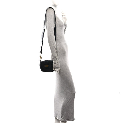 Mini Calfskin Handbag - Black