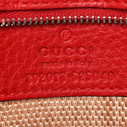 Small Calfskin Handbag - Red