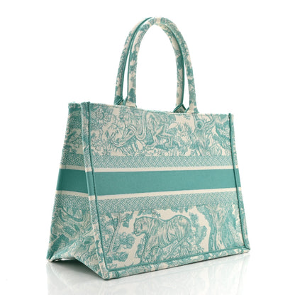 Medium Canvas Tote Bag - Red