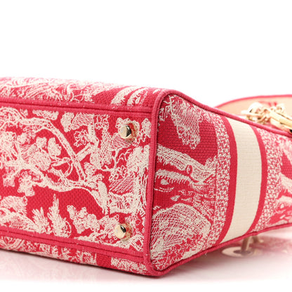 Medium Canvas Handbag - Red