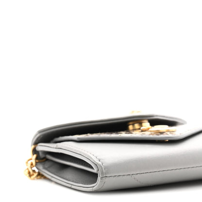 Calfskin Handbag - Grey