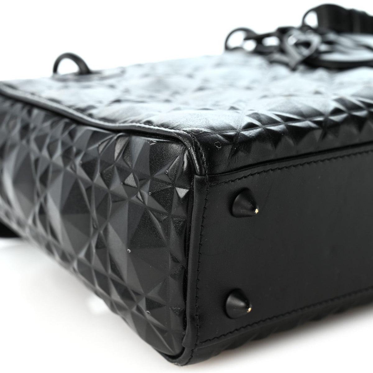 Small Calfskin Handbag - Black