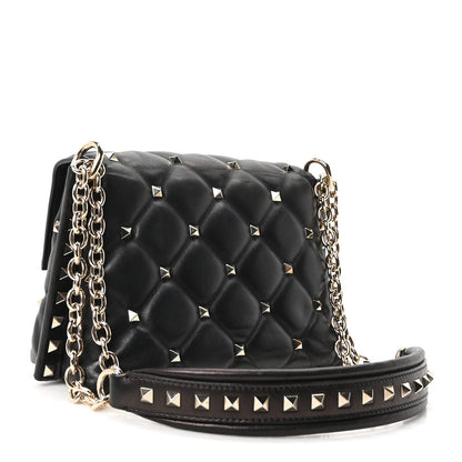 Small Nappa Crossbody Bag - Black
