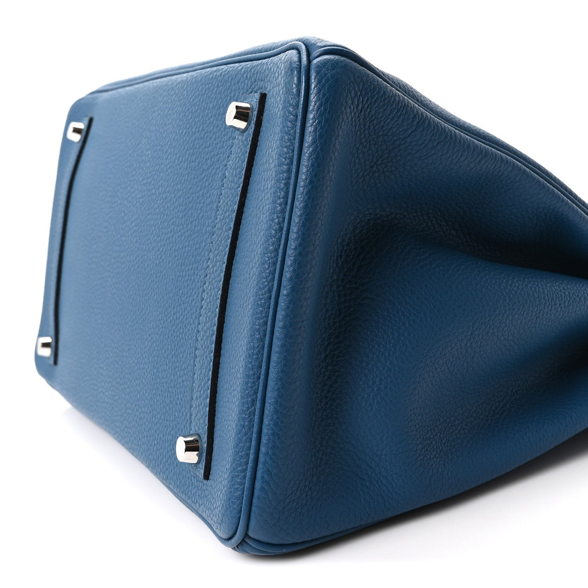 Togo Birkin 35 Bleu Izmir Handbag